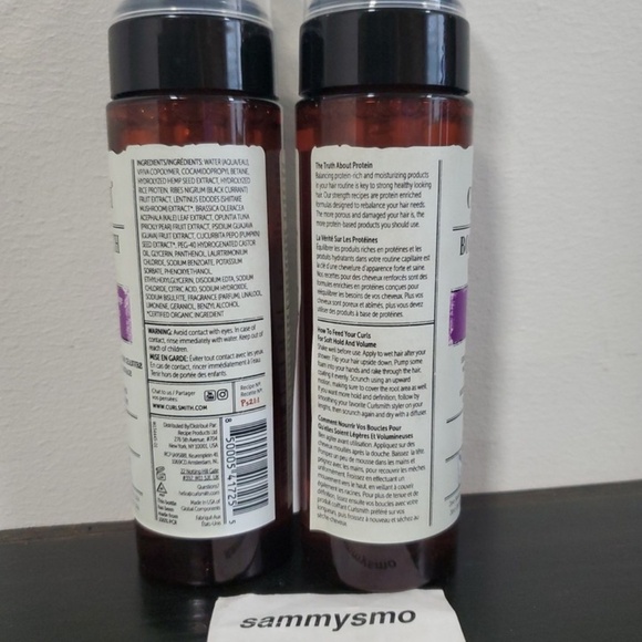 Curlsmith Bouncy Strength Volume Foam, Styling Foam Curly Hair 7.5 Fl Oz x2 - Picture 4 of 5